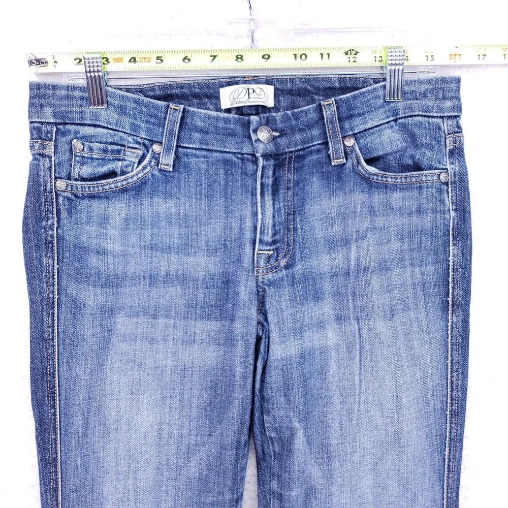DPD Jeans Denim Cotton Womens Size 28 Blue Straight Stretch VTG Mid Rise Skinny